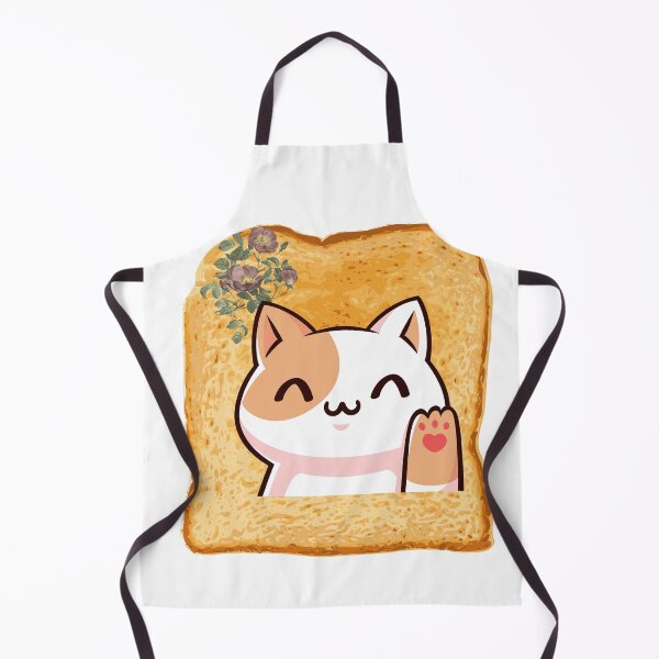 Item preview, Anime Cat Flower Toast-Funny Cat Design For Cat and Food Lovers designed and sold by hinajehan.