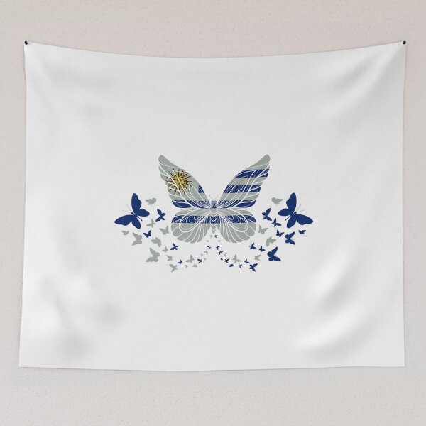 Item preview,  Uruguay Flag Butterflies designed and sold by dolsy-store.