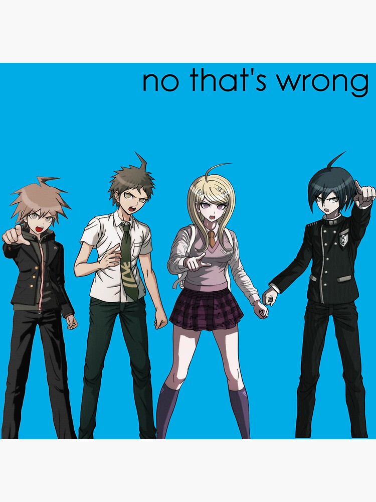 "Dangan Weezer" Sticker for Sale by epithestar Redbubble