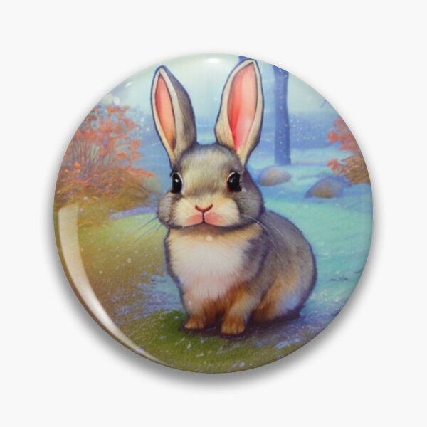 Item preview, Japanese Floral Cute Mini Rex Rabbit designed and sold by wigobun.