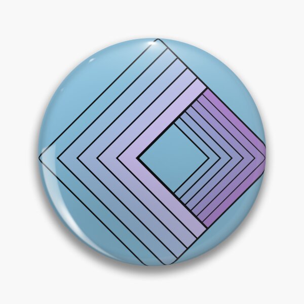 Item preview, Blue square gradient designed and sold by Art Dila Studio.