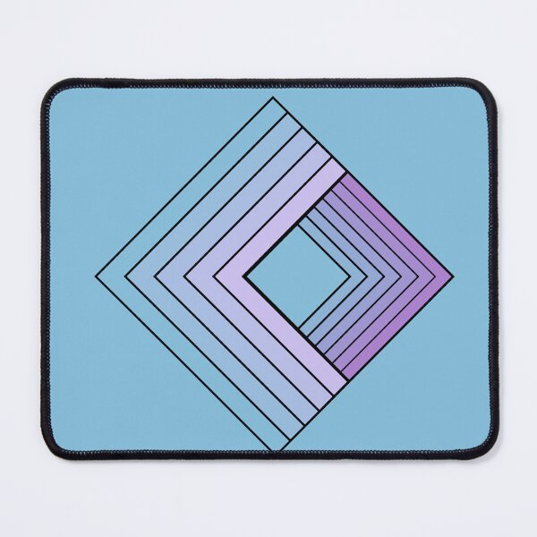 Item preview, Blue square gradient designed and sold by Art Dila Studio.