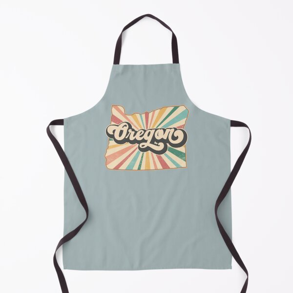 Item preview, Oregon Fan Retro State, Vintage Groovy Oregon Map, Distressed America Gift designed and sold by Cátia Lima.