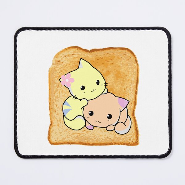 Item preview, Cat Flower Toast-Funny Cat Design For Cat and Food Lovers designed and sold by hinajehan.