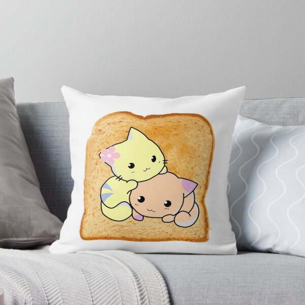 Item preview, Cat Flower Toast-Funny Cat Design For Cat and Food Lovers designed and sold by hinajehan.