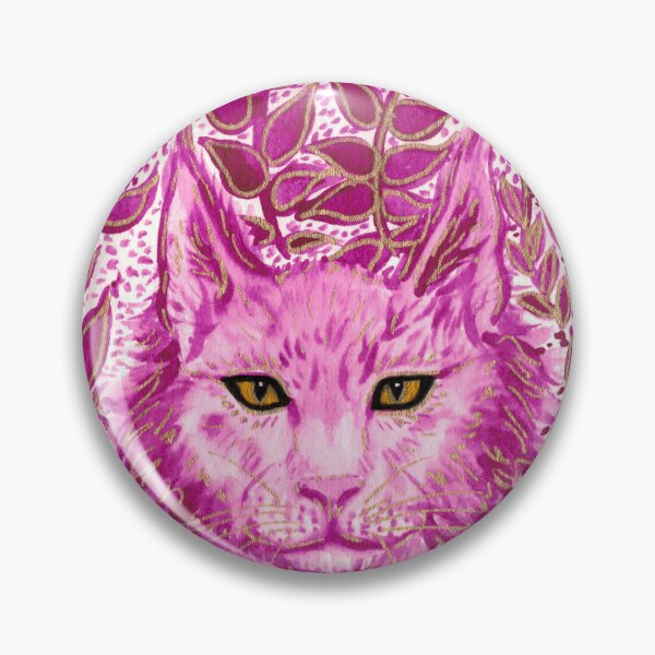 Item preview, Maine Coon Cat - Handpainted in Pokeberry Ink designed and sold by SelfPortraitist.