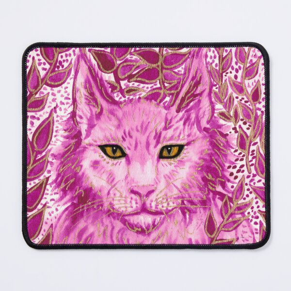 Item preview, Maine Coon Cat - Handpainted in Pokeberry Ink designed and sold by SelfPortraitist.