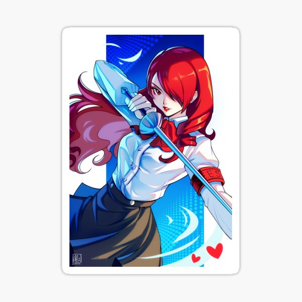 Persona 3 - Mitsuru Kirijo Sticker for Sale by cantinhonifty