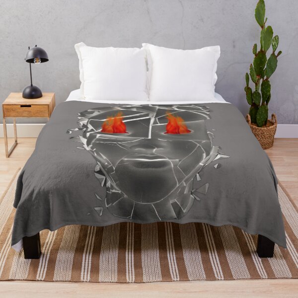 Item preview, Crashed face and flame eyes designed and sold by htmdesign1.