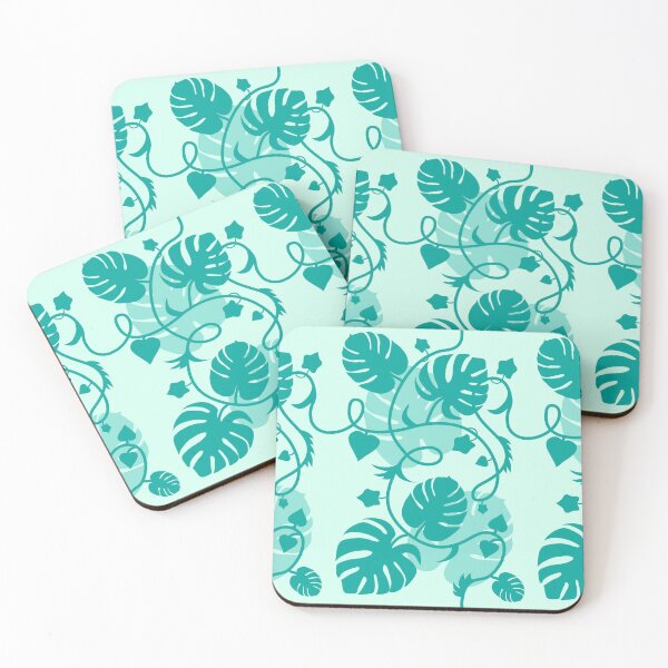 Item preview, Vines (Blue-Green) Leaves & Monstera Plant designed and sold by vron615.