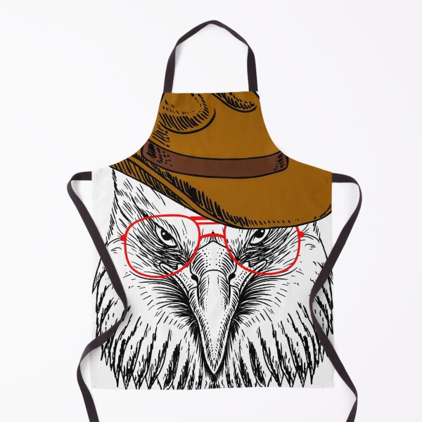 Item preview, Funny Bald Eagle With Cowboy Hat and Glasses designed and sold by Shekevara.