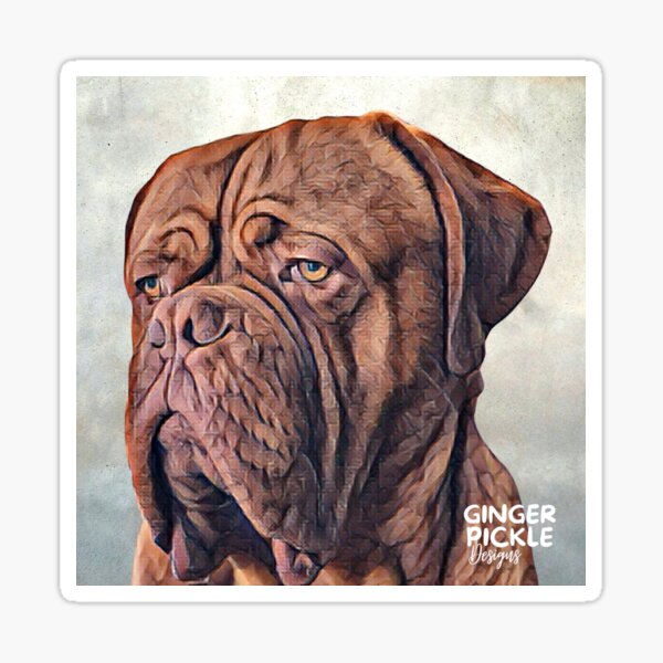 Item preview, Dogue de Bordeaux Print designed and sold by SallyORUK.