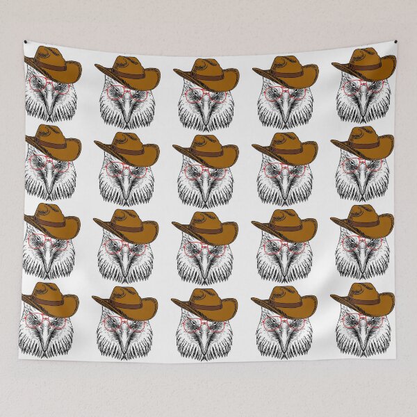 Item preview, Funny Bald Eagle With Cowboy Hat and Glasses designed and sold by Shekevara.