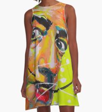 Salvador Dali Artpainting A-Linien Kleid