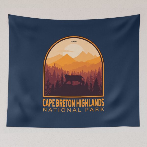 Item preview, Cape Breton Highlands National Park Canadian Lynx Emblem designed and sold by KrisSidDesigns.