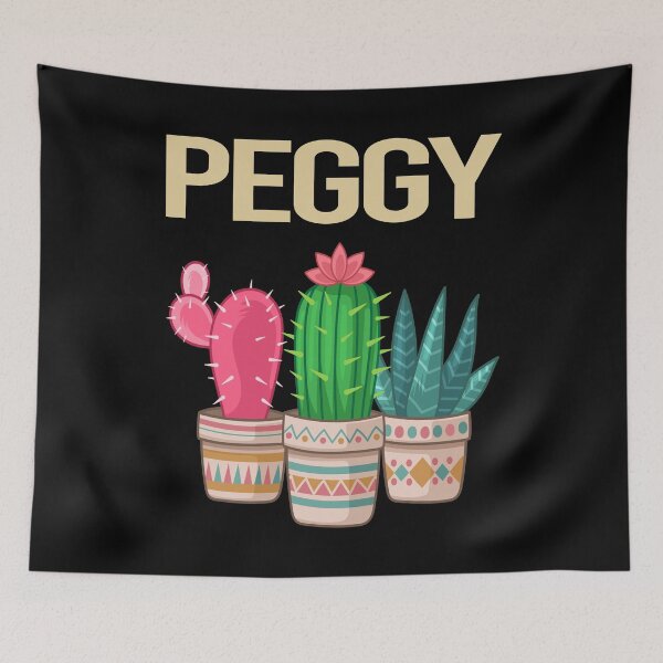 Aperçu de l'œuvre Cactus heureux Peggy créée et vendue par DavetteJungle.