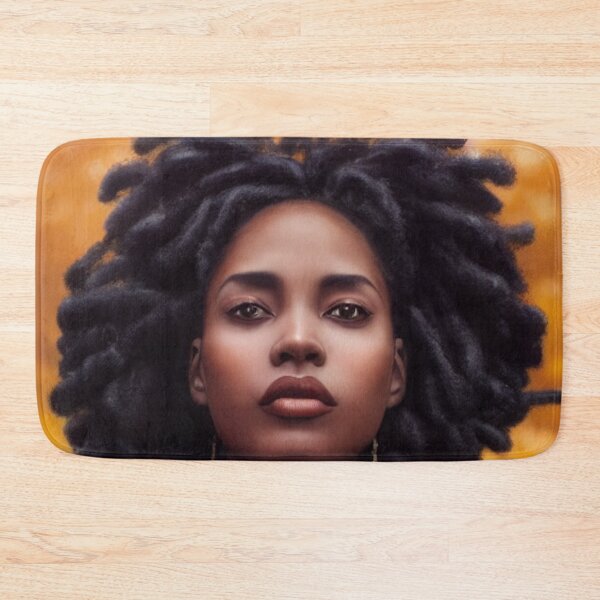 Item preview, Love Autumn Forest Queen Natural Hair Dreadlocks Portrait Art designed and sold by LocFestNYC.