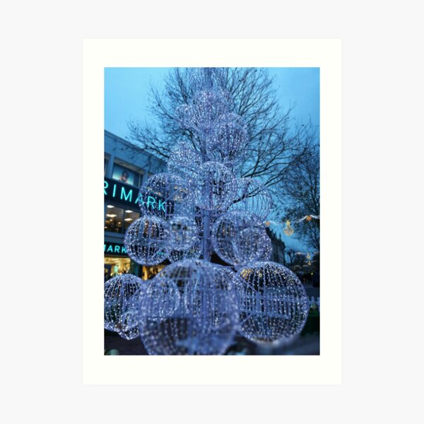 Modern christmas Art Print
