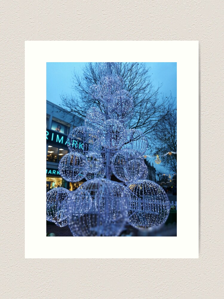 Alternate view of Modern christmas Art Print