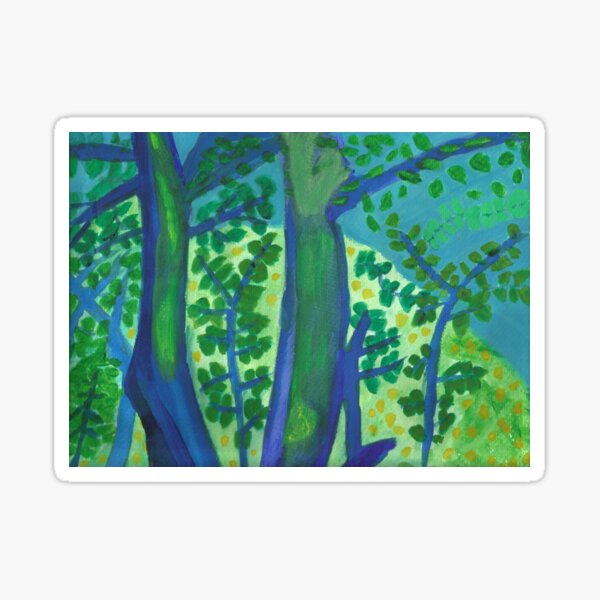 Cool trees Sticker