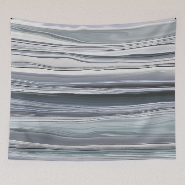 Item preview, Abstract Ocean Horizontal Lines Coastal Style Décor Beachy Vibes Art 8 of 20  designed and sold by Beachy.