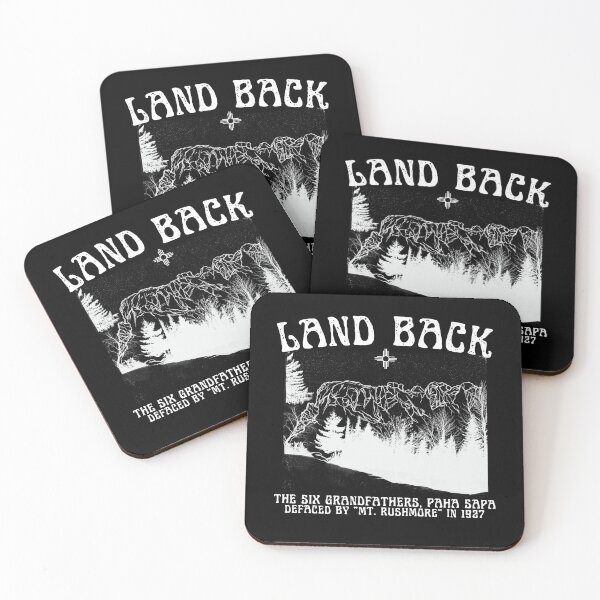 Item preview, LAND BACK: The Six Grandfathers Native American Sacred Monument Design designed and sold by DXTROSE.