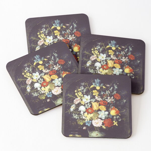 Item preview, Georg Flegel Big piece of flowers (in niche) designed and sold by OldTimeArt.