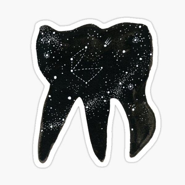Cosmic Tooth Sticker