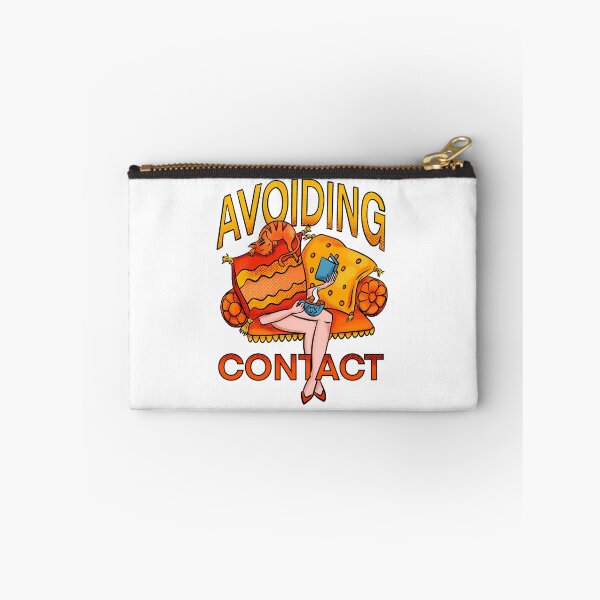 Item preview, Mental health statement Avoiding Contact colorful design designed and sold by Sanne-Marie Kohlmann.