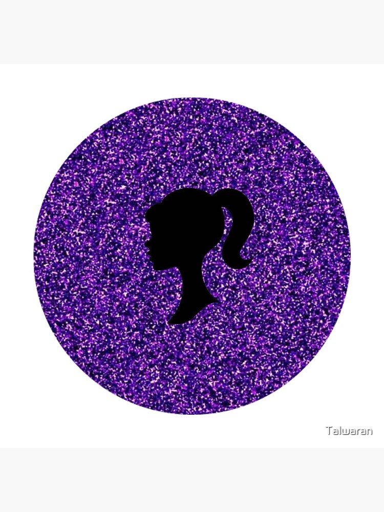 "Glitter barbie logo" Art Print for Sale by Talwaran Redbubble