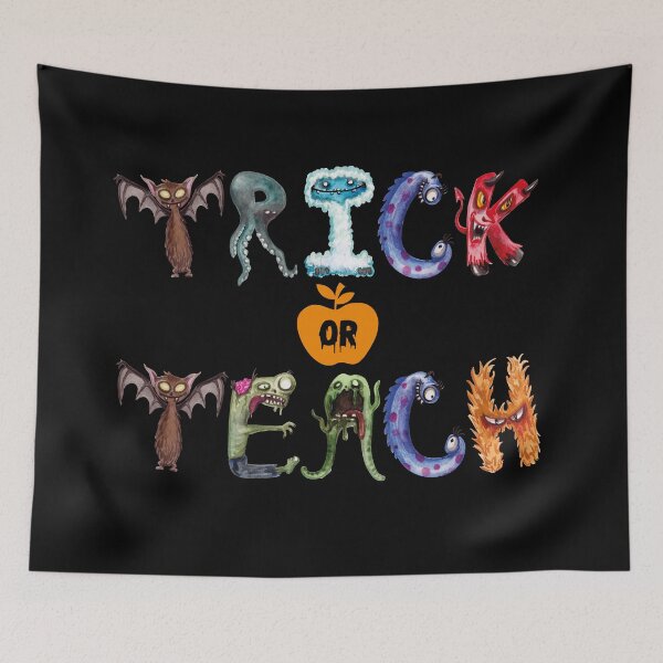 Item preview, Trick or Teach Halloween School designed and sold by retrippy.