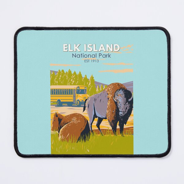 Item preview, Elk Island National Park Canada Vintage designed and sold by KrisSidDesigns.
