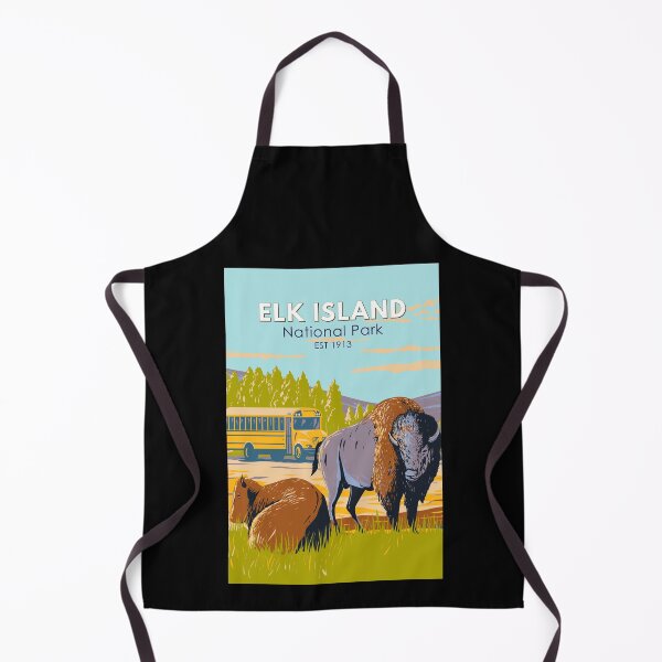 Item preview, Elk Island National Park Canada Vintage designed and sold by KrisSidDesigns.