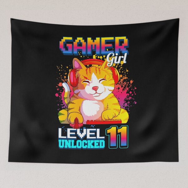 Artikelvorschau, gamer girl 11. Geburtstag Zocken Videospiele entworfen und verkauft von Ibu83.