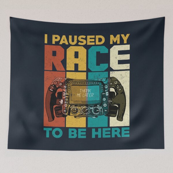 Item preview, I Paused My Race To Be Here (thank me later) designed and sold by Numero14.