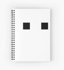 Ghost eyes Spiral Notebook