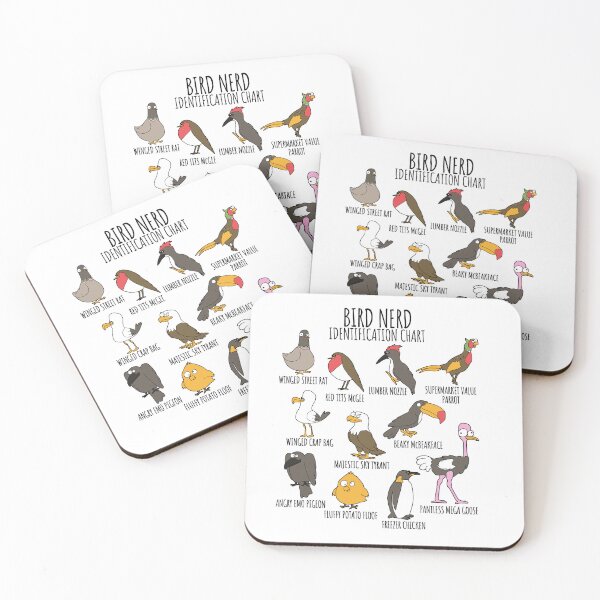 Item preview, Bird Watcher Funny Identification Chart for Bird Lovers & Ornithologists designed and sold by Nerd Shizzle.