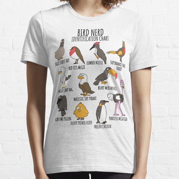 Item preview, Bird Watcher Funny Identification Chart for Bird Lovers & Ornithologists designed and sold by Nerd Shizzle.