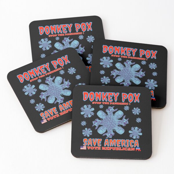 Item preview, Donkey Pox, Save America, Vote Republican, Funny Political Satire designed and sold by theflandonian.