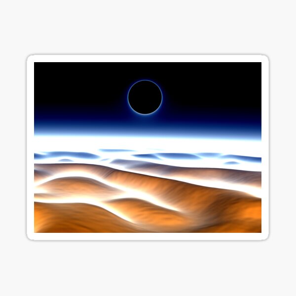 Desert Eclipse Sticker