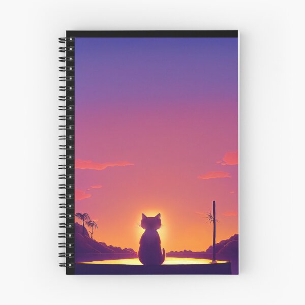 Item preview, Cat Watching Sunset designed and sold by moorzyart.