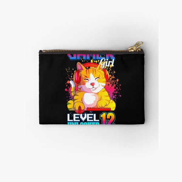 Item preview, gamer girl level 12 unlocked - 12th birthday gift designed and sold by Ibu83.