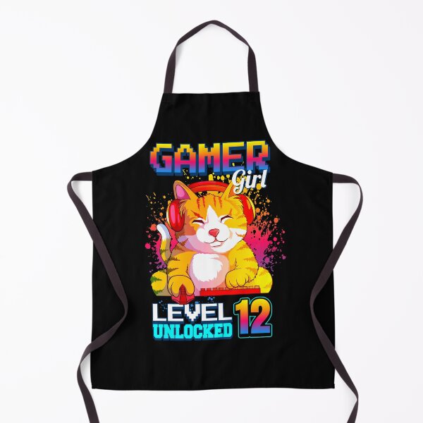 Item preview, gamer girl level 12 unlocked - 12th birthday gift designed and sold by Ibu83.