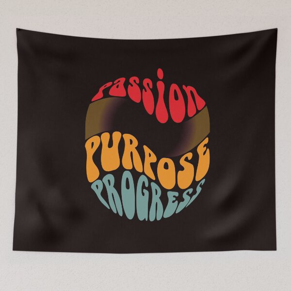 Item preview, Passion, Purpose, Progress designed and sold by Psycheek.