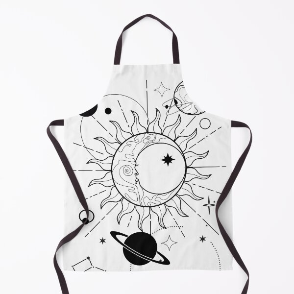 Item preview, Celestial line art, moon sun designed and sold by Make.Studio-14946372-.