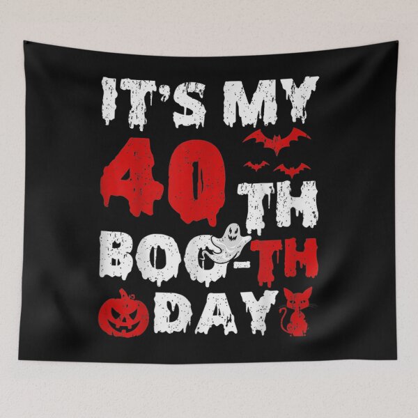 Item preview, It's My 40th Boo-th Day Creepy Halloween Scary Ghost halloween scary designed and sold by SatouKuru.