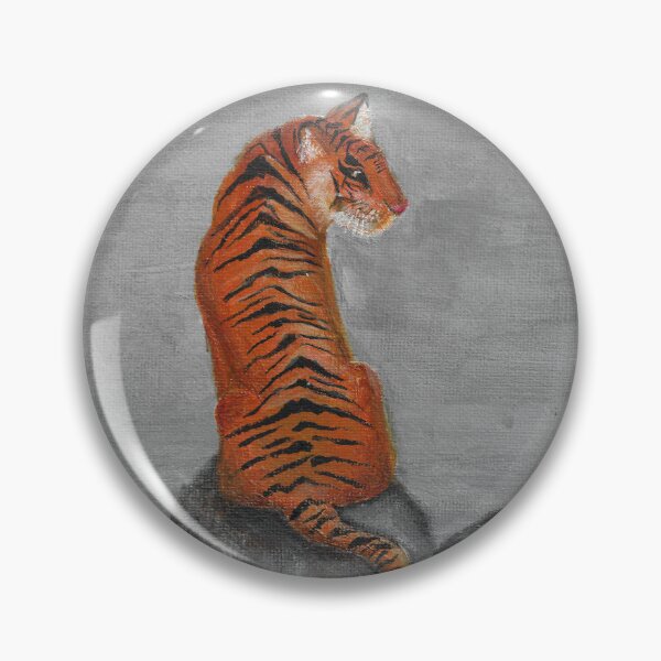 Item preview, Tiger sitting on a rock designed and sold by erinflannery.