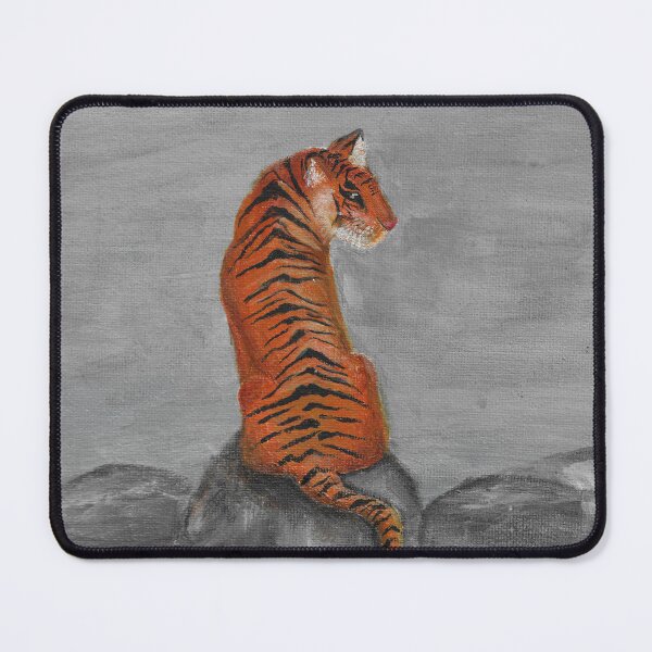 Item preview, Tiger sitting on a rock designed and sold by erinflannery.