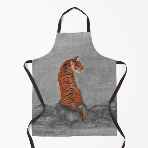 Item preview, Tiger sitting on a rock designed and sold by erinflannery.