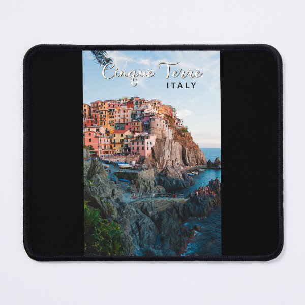 Item preview, Cinque Terre Italy Watercolor Vintage designed and sold by KrisSidDesigns.